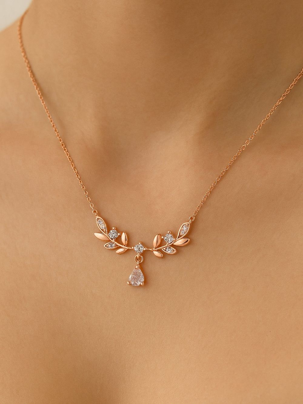 Leaflet - 18K gold-plated necklace from Smorsh