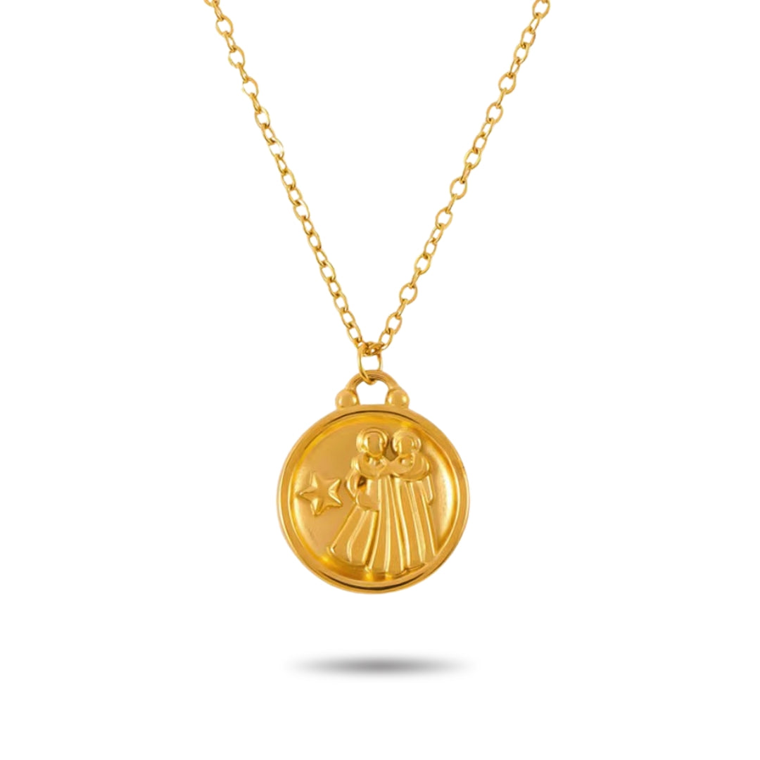 Gemini - 18K gold-plated necklace from Smorsh