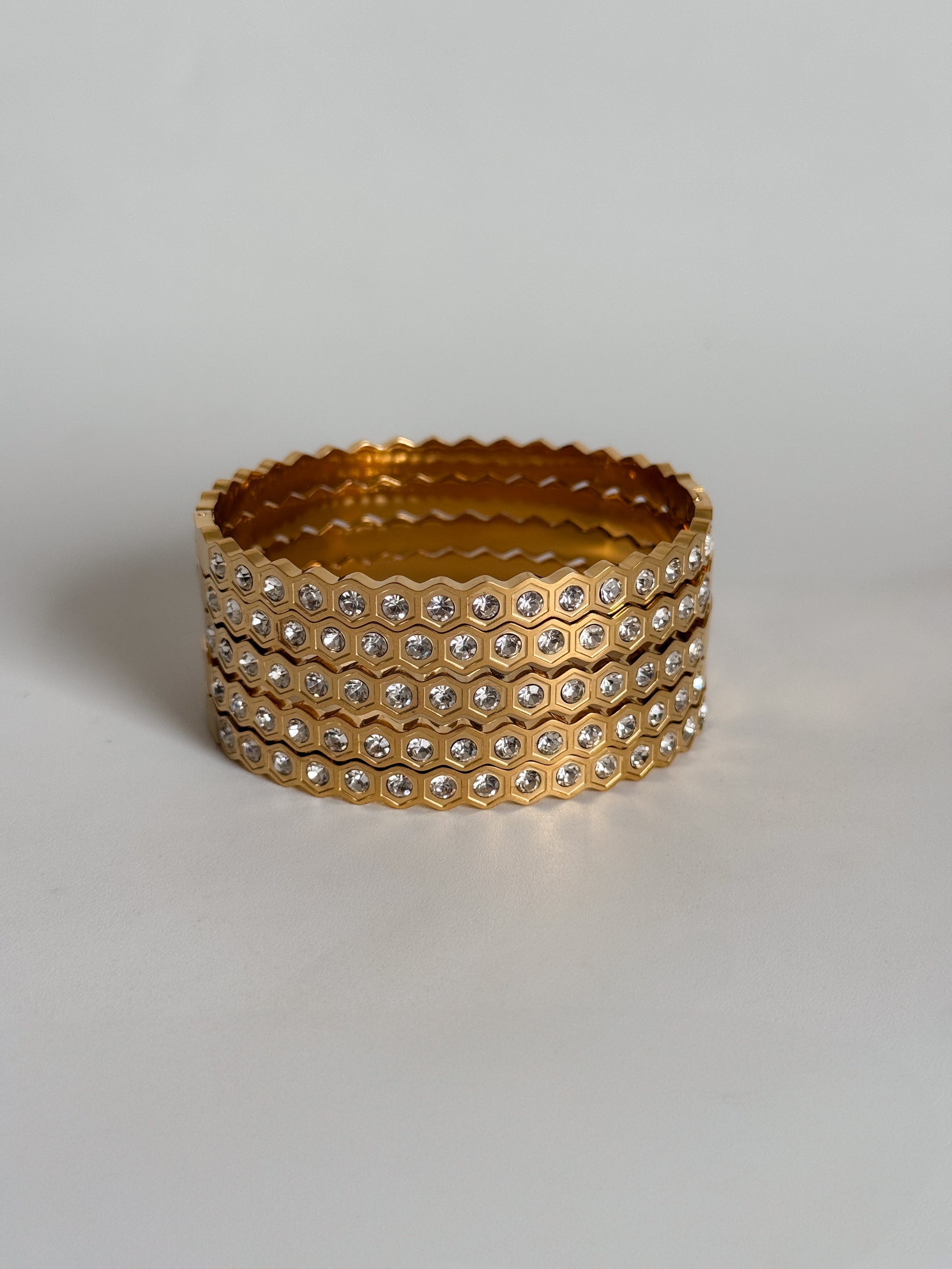 Hexora - 18K gold-plated bracelet from Smorsh