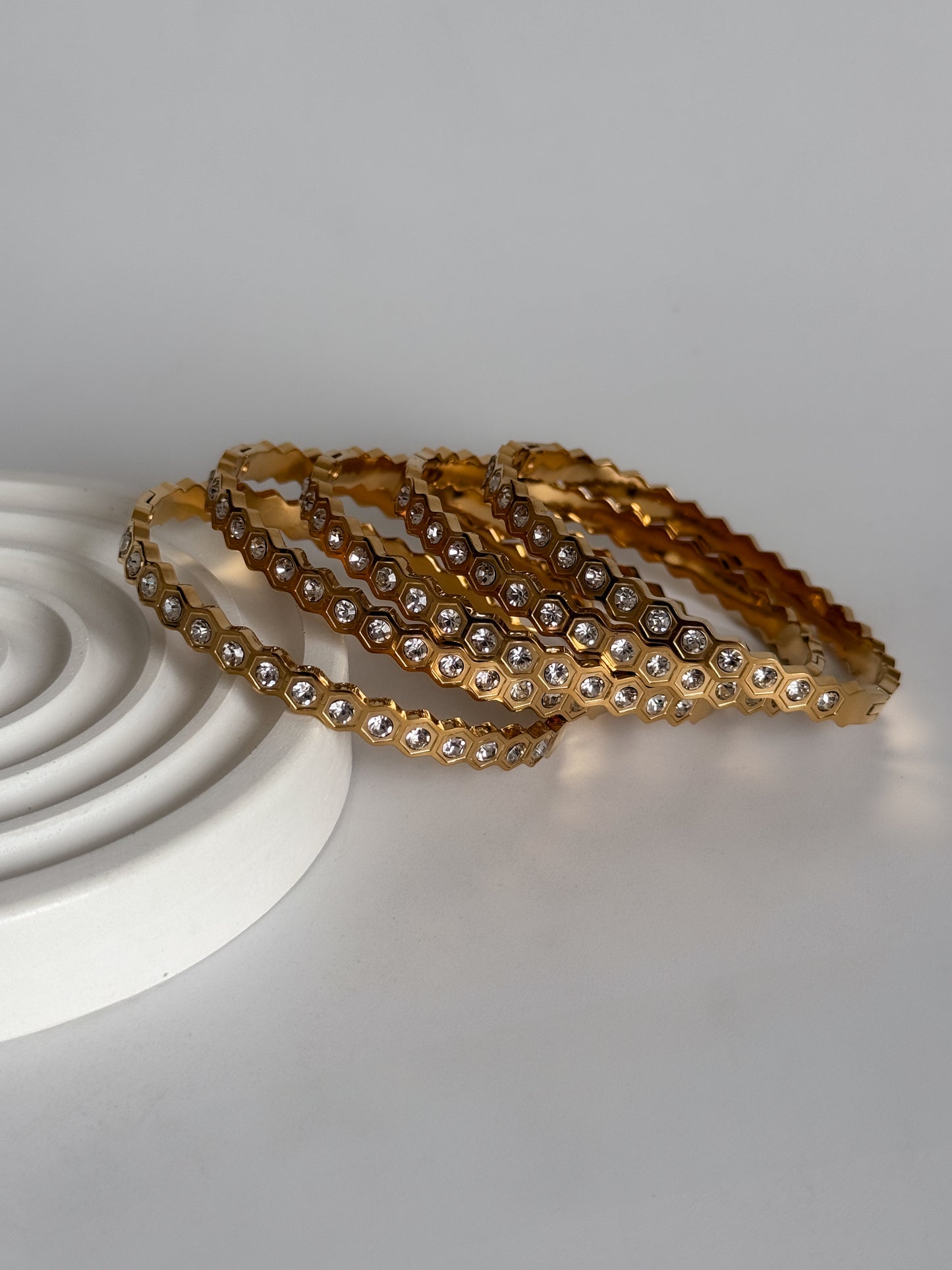 Hexora - 18K gold-plated bracelet from Smorsh