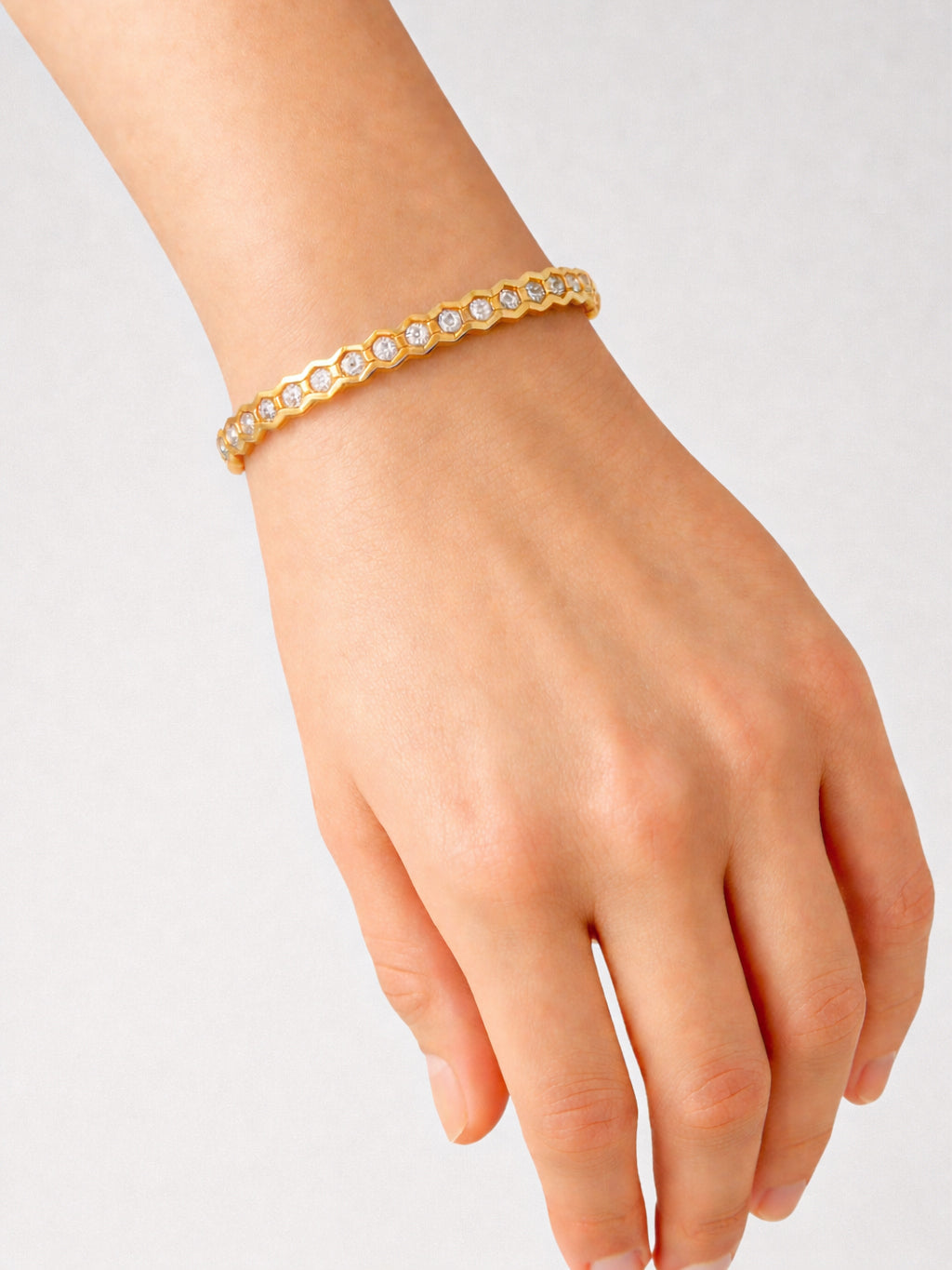 Hexora - 18K gold-plated bracelet from Smorsh