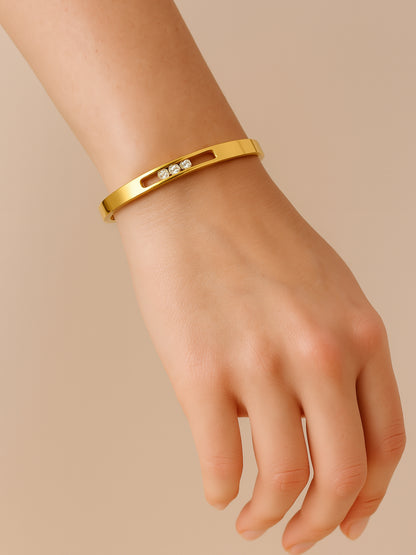 Trio - 18K gold-plated bracelet from Smorsh