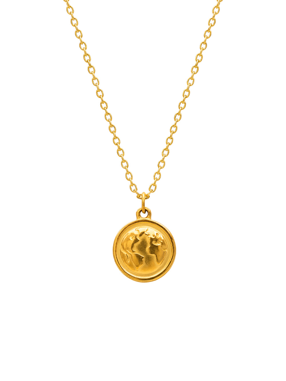 Earth - 18K gold-plated necklace from Smorsh